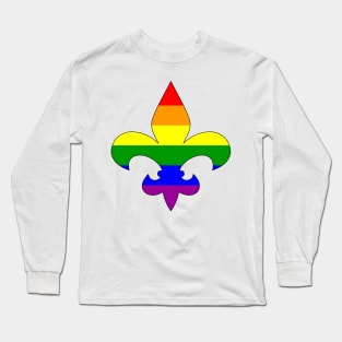 Fleur De Lis Pride! Long Sleeve T-Shirt